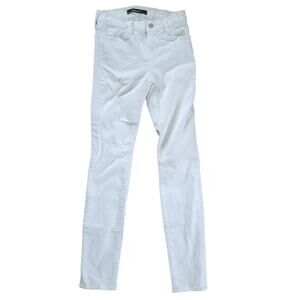 J Brand Women’s Ruby High Rise Skinny Denim Jeans White Size 24 Super Soft